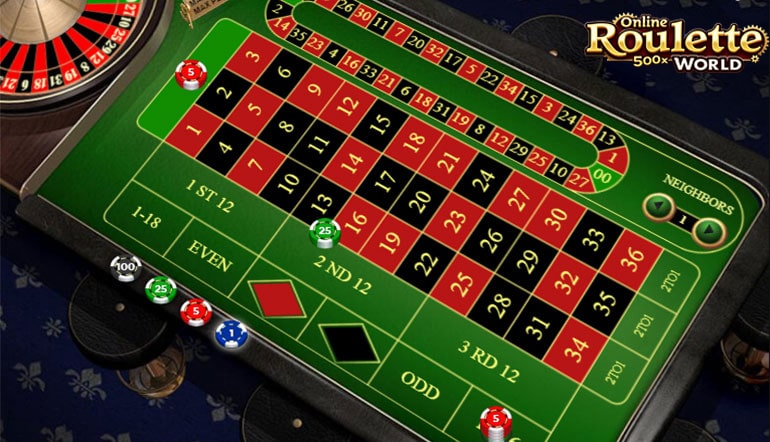 Hands of a casino player placing chips on a roulette layout, highlighting the calculated decision-making involved in the James Bond roulette method