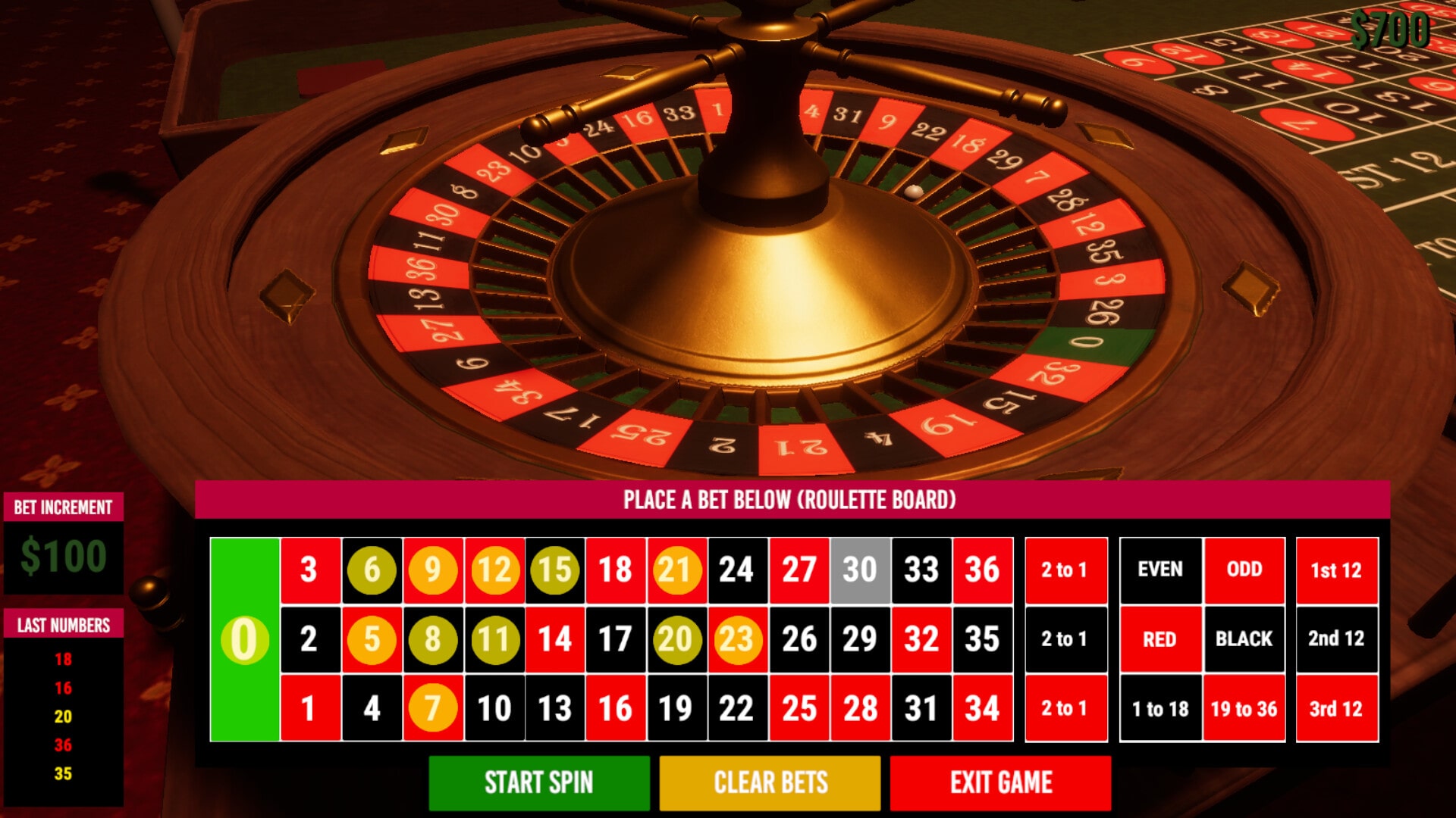 Roulette Simulator