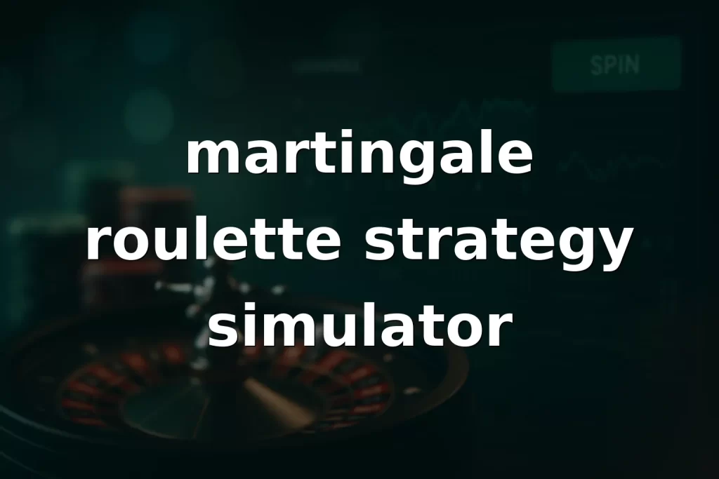 Martingale roulette strategy simulator