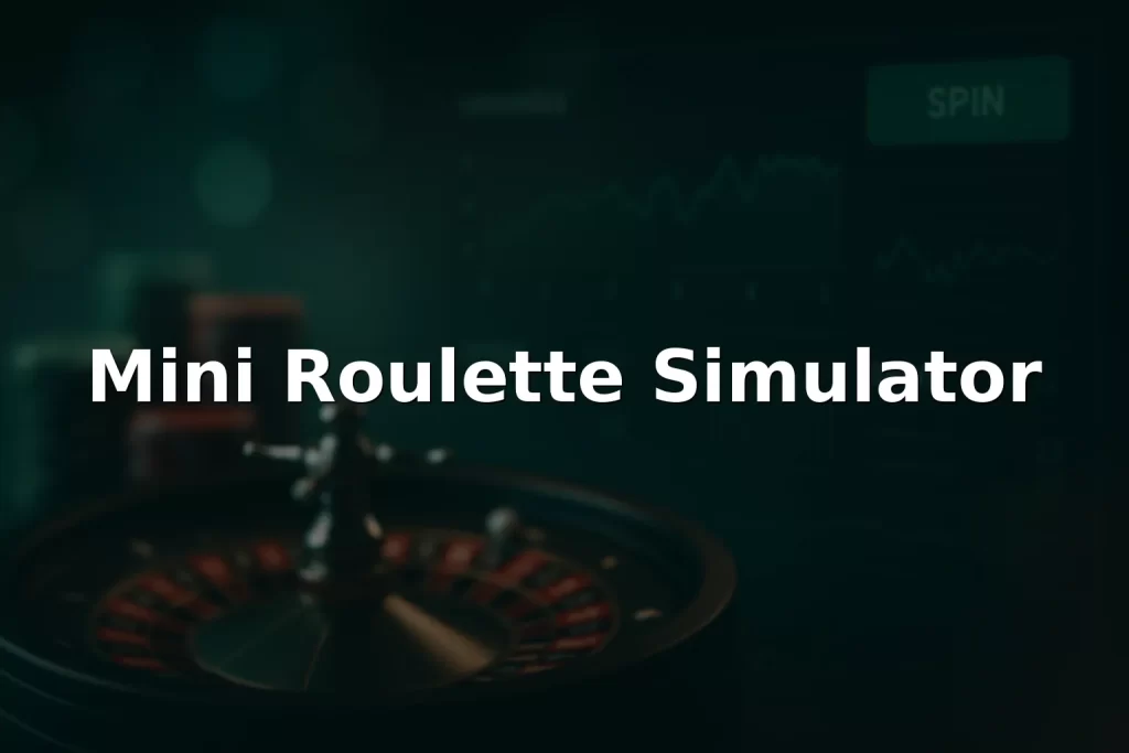 Mini Roulette simulator